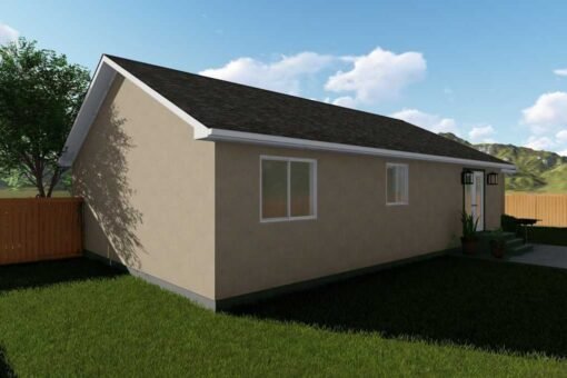 2 bed 1 bath 1190 sqft modular home model # 27407