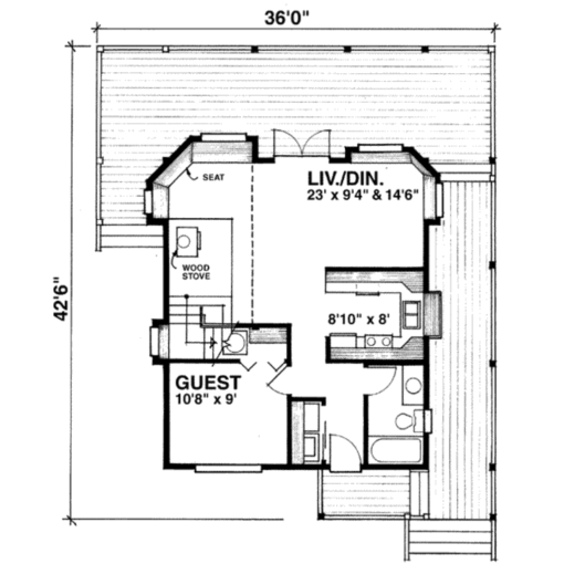 2 bed 2 bath 1154 sqft modular home model # 30116