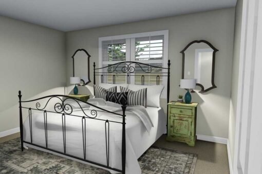 2 bed 1 bath 1190 sqft modular home model # 27407