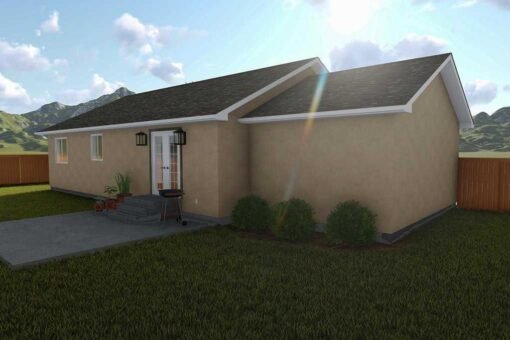 2 bed 1 bath 1190 sqft modular home model # 27407