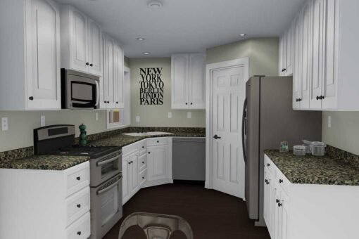 2 bed 1 bath 1190 sqft modular home model # 27407